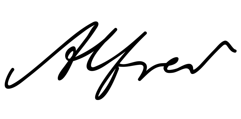 Alfred signature